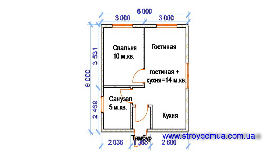 микро 36 м.кв.