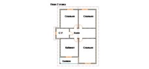 план 2 этажа