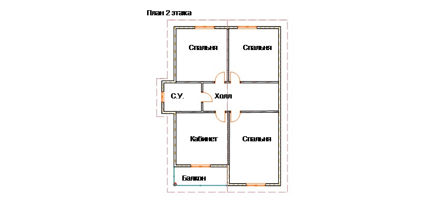 план 2 этажа