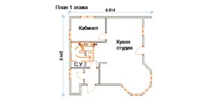 план 1 этажа