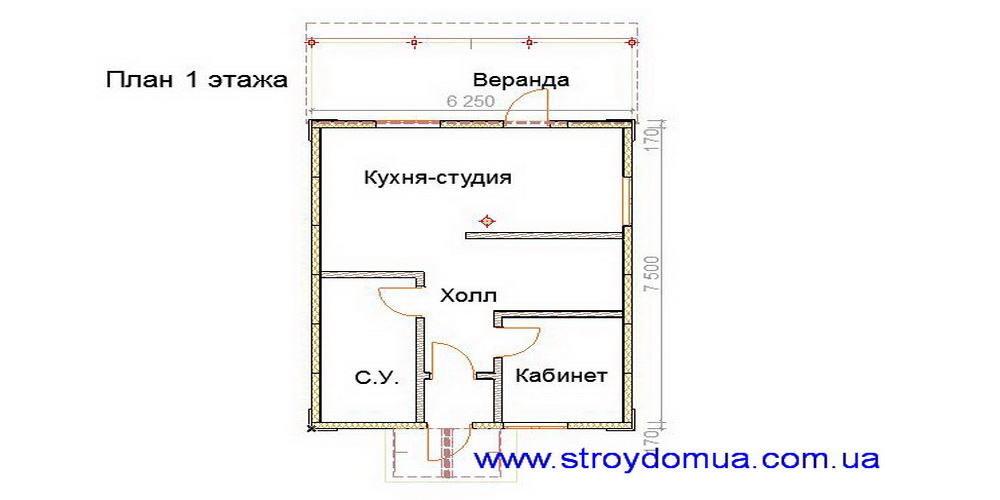 1 этаж