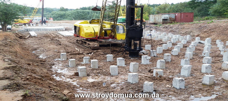 Виды свайных фундаментов в малоэтажном строительстве.