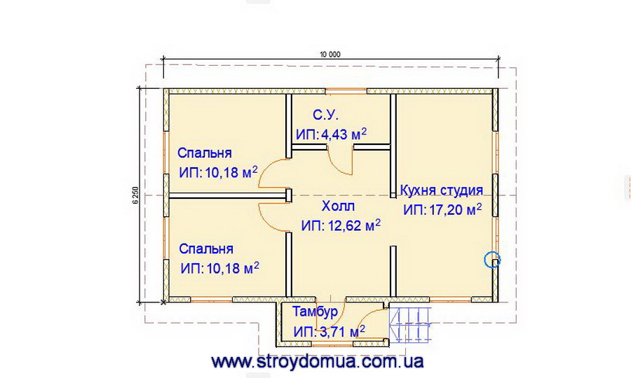 План дома 66,м.кв.